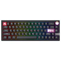 Fantech MAXFIT6 65% Hot-Swap QMK/VIA Wireless Mechanical Keyboard with Knob Black - Brown Switch (KBFTMK920BKBW)