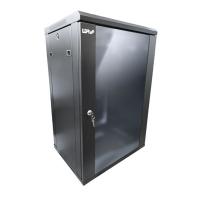 LDR Assembled 18U Wall Mount Cabinet 600mm x 450mm Glass Door (WB-SS64180NB)