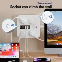 Powerboards-and-Adapters-Power-board-10-in-1-Fast-Charging-Overload-Protection-Power-Strip-USB-C-2500W-Surge-Protection-Power-Strip-2m-Cable-Wall-Mountable-12