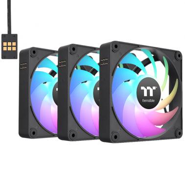 Thermaltake CT140 EX ARGB Standard Blades 140mm PWM Black Fan - 3 Pack ...
