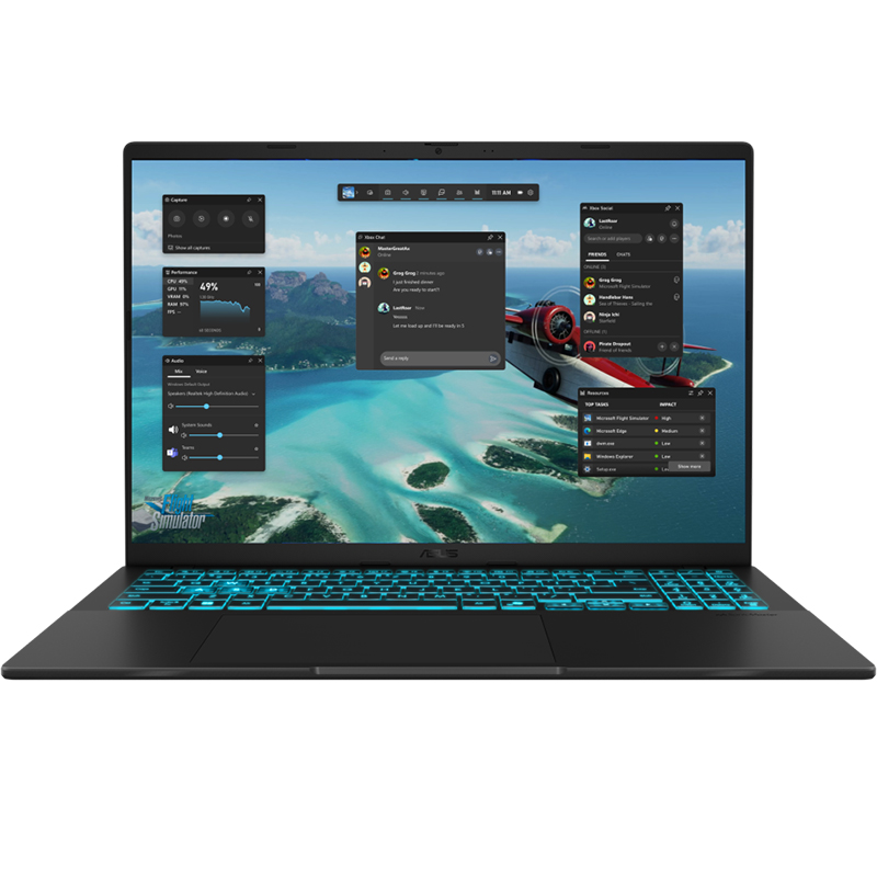 Asus V16 16in WUXGA 144Hz Intel Core 7 RTX 5060 1TB SSD 32GB RAM W11P Gaming Laptop (V3607VM-RP032X)