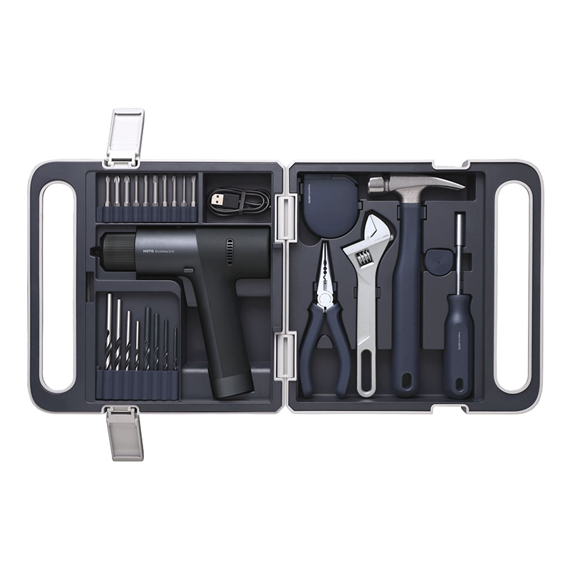 HOTO Cordless 12V Brushless Drill Tool Set (HTE0020EU)
