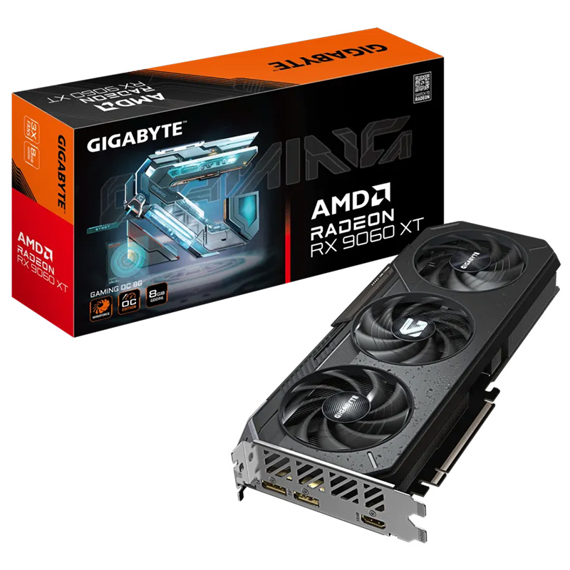 Gigabyte Radeon RX 9060 XT GAMING OC 8G Graphics Card (GV-R9060XTGAMING OC-8GD)
