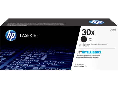 HP 30X High Yield Black Original LaserJet Toner Cartridge (CF230X)