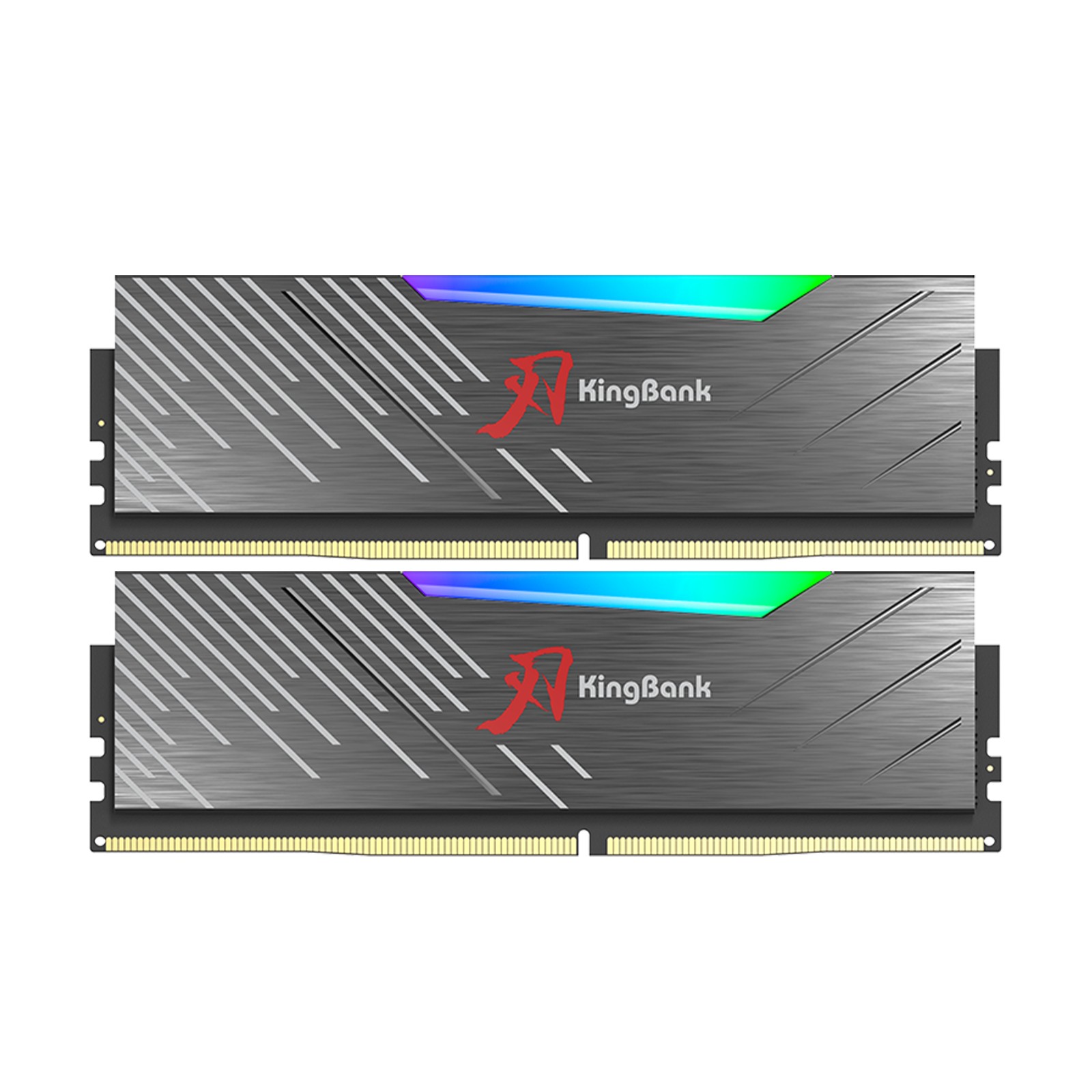 KingBank KRRB DDR5 6000MHz 32GB (2X16GB) UDIMM Black RGB