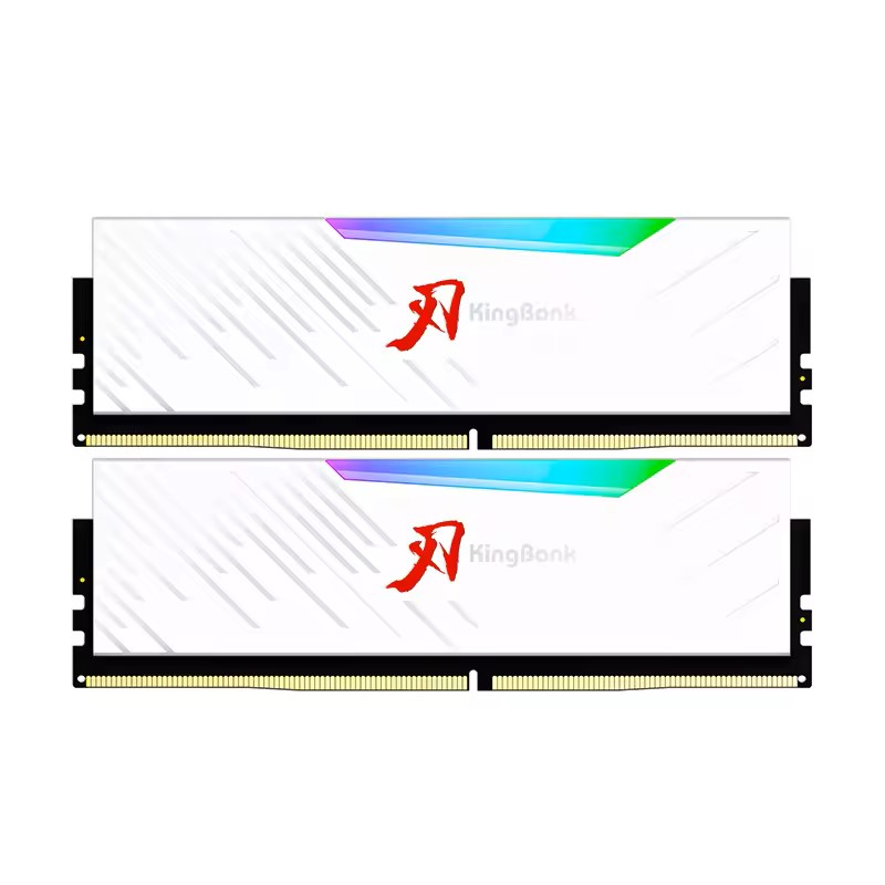 KingBank DDR5 KRRW 6000MHz 32GB (2X16GB) Cxmt CL36 White RGB  XMP/EXPO