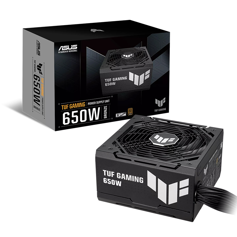 Asus 650W TUF Gaming 80+ Bronze Non-Modular ATX Power Supply (TUF-GAMING-650B)