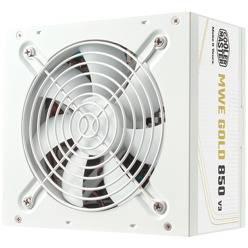 Cooler Master 850W MWE 80+ Gold ATX 3.1 Power Supply - White (MPE-8506-ACAG-GAU)