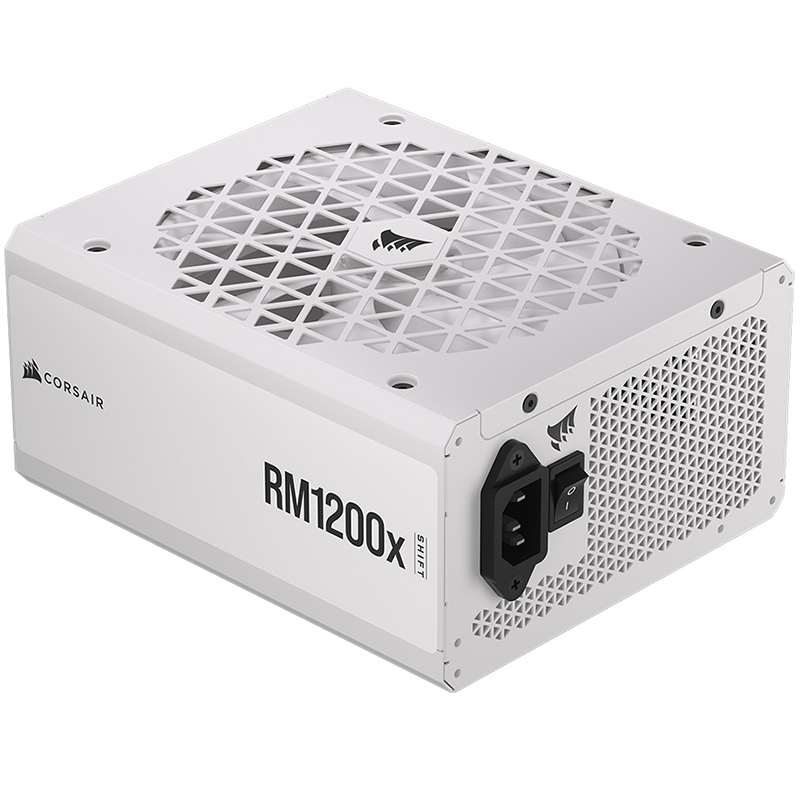 Corsair 1200W RM1200x Shift 80+ Gold Fully Modular ATX Power Supply - White (CP-9020276-AU)