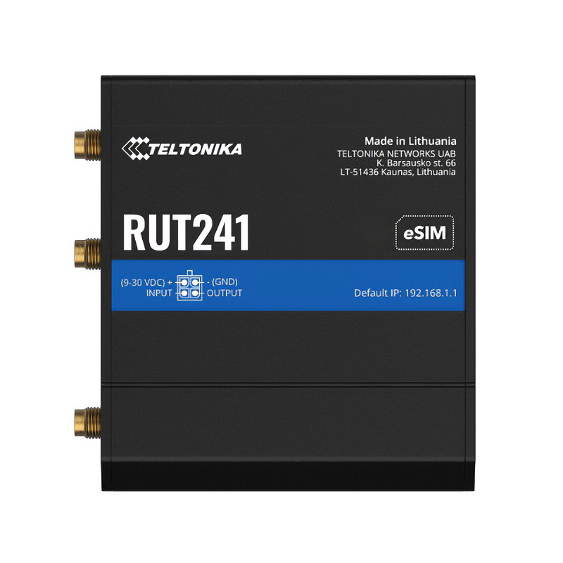 Teltonika RUT241 Industrial Cellular Router (NHT-RUT241)