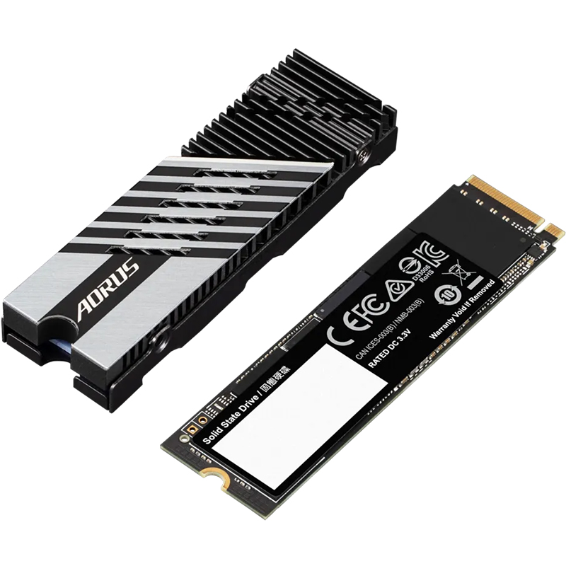 Gigabyte 2TB AG4732TB Aorus PCIe 4.0 NVMe M.2 2280 SSD with Heatsink
