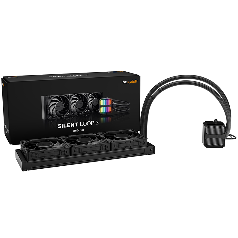 be Quiet! Silent Loop 3 360mm ARGB AIO Liquid CPU Cooling (BW025)