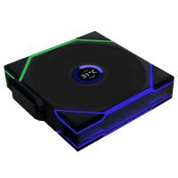 140mm-Case-Fans-Lian-Li-UNI-Fan-TL-LCD-140mm-Wireless-4-Pin-PWM-Black-Fan-Single-Pack-14TLLCD1W1B-4