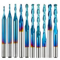 Laser-Engravers-10pcs-2-Flute-Nano-Blue-Coat-Ball-Nose-Spiral-End-Mill-1-8-Shank-0-8mm-2-5mm-Cutting-Diameter-CNC-Router-Bits-for-Wood-Working-Acrylic-MDF-PVC-AB-1