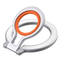 iCreate Magnetic Metal Kickstand Ring Stand Compatible for  MagSafe and Android Smartphones - Silver