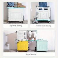 Sports-Outdoors-Foldable-multi-functional-cart-with-a-lid-portable-rolling-cart-with-8-wheels-for-mobile-storage-office-foldable-aluminum-window-frame-handle-green-2