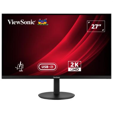 ViewSonic 27in QHD 75Hz SuperClear IPS Ergonomic Monitor with USB-C and ...