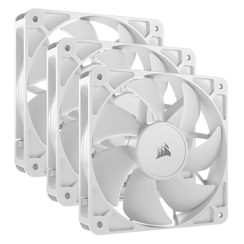 Corsair RS120 120mm PWM Fans White - Triple Pack (CO-9050193-WW)