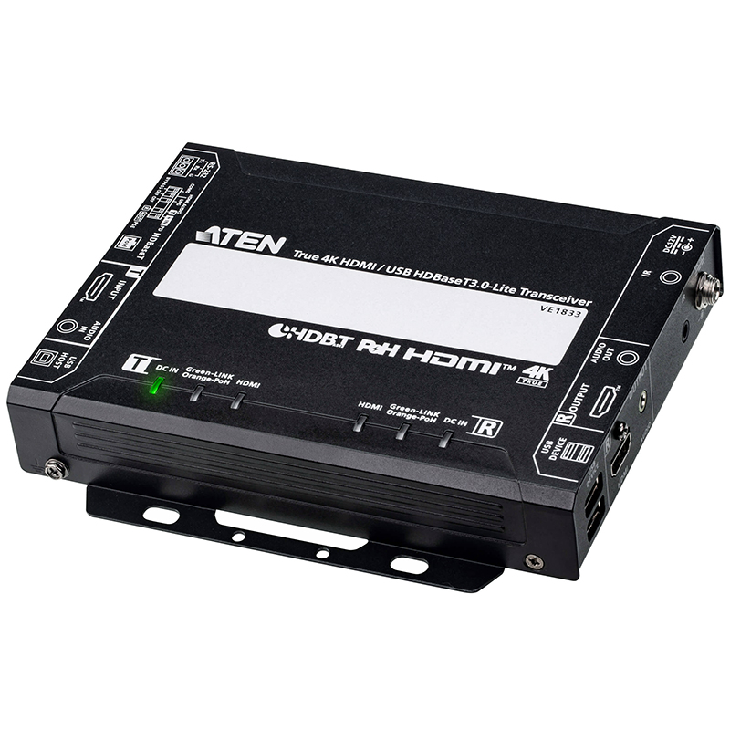 Aten True 4K HDMI / USB HDBaseT 3.0 - Lite Transceiver with PoH -True 4K@40m (VE1833)