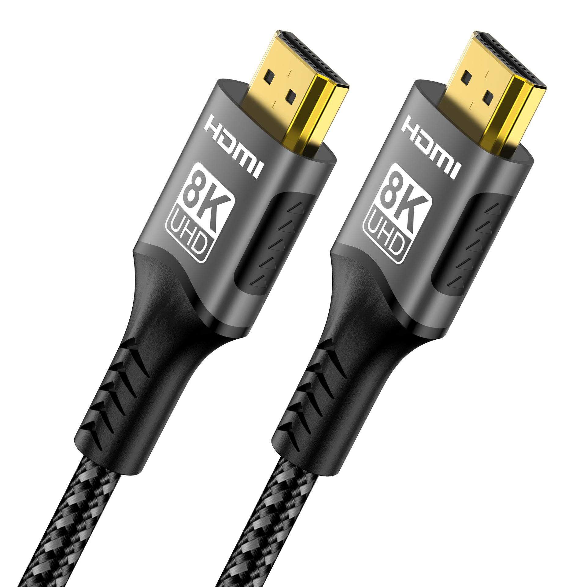 1M 8K Cable, Ultra Digital HD UHD High Quality Braided Cord for Laptop, PS4, PS5, TV, Projectors, and Monitor, 8K@60Hz