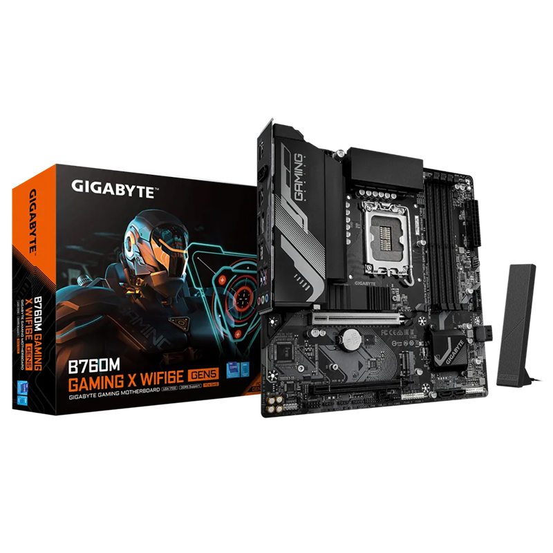Gigabyte B760M GAMING X WIFI6E GEN5 LGA 1700 mATX Motherboard (GA-B760M G X WF6E GEN5)