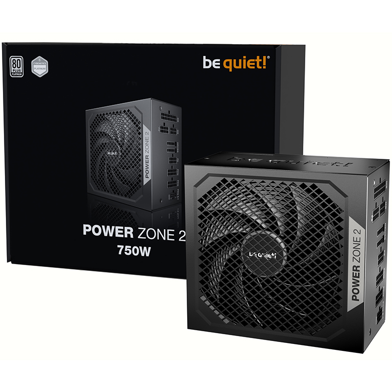 be quiet! 750W Power Zone 2 80+ Platinum Cybenetics PCIe 5.1 ATX 3.1 Power Supply (BP006AU)