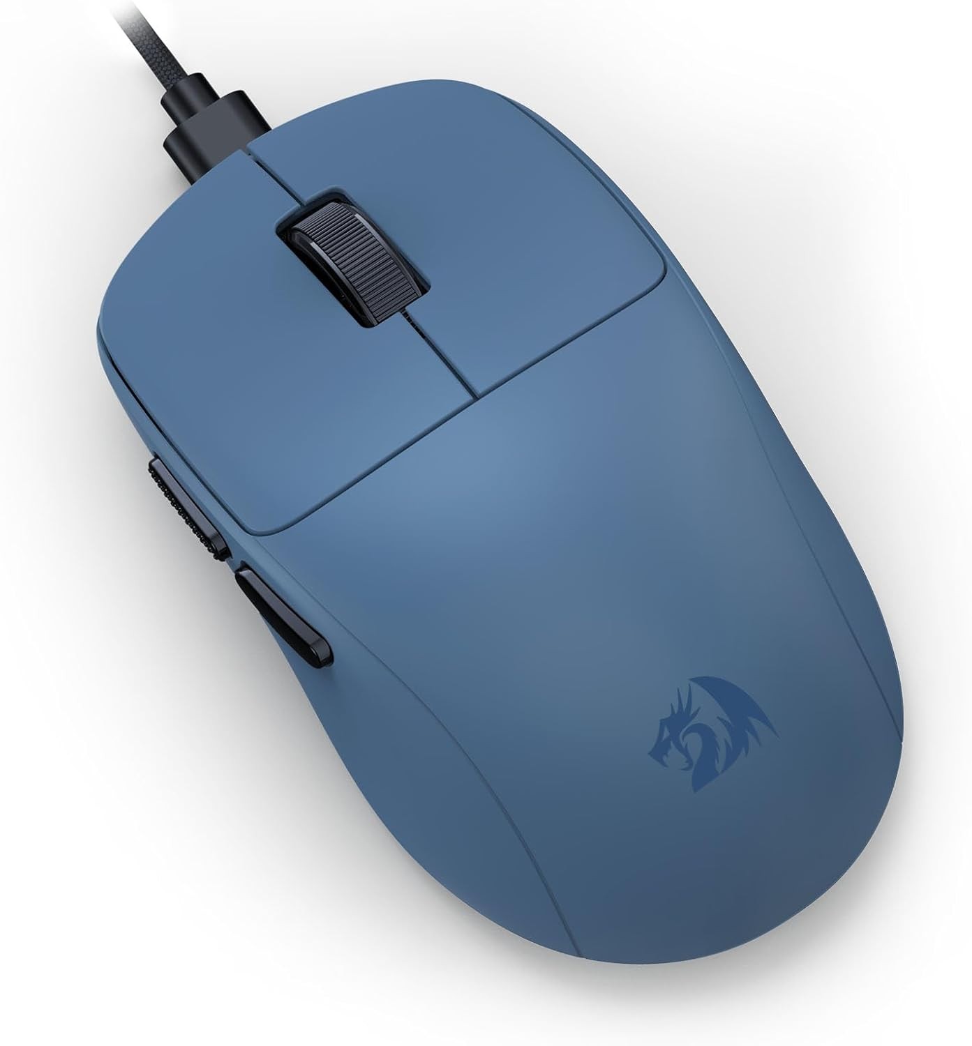 Redragon M817 Wired Gaming 37G Ultra-Light 24,000 Max DPI Optical Gaming Mouse,5 Programmable Buttons, Ergonomic Natural Grip Build, Blue