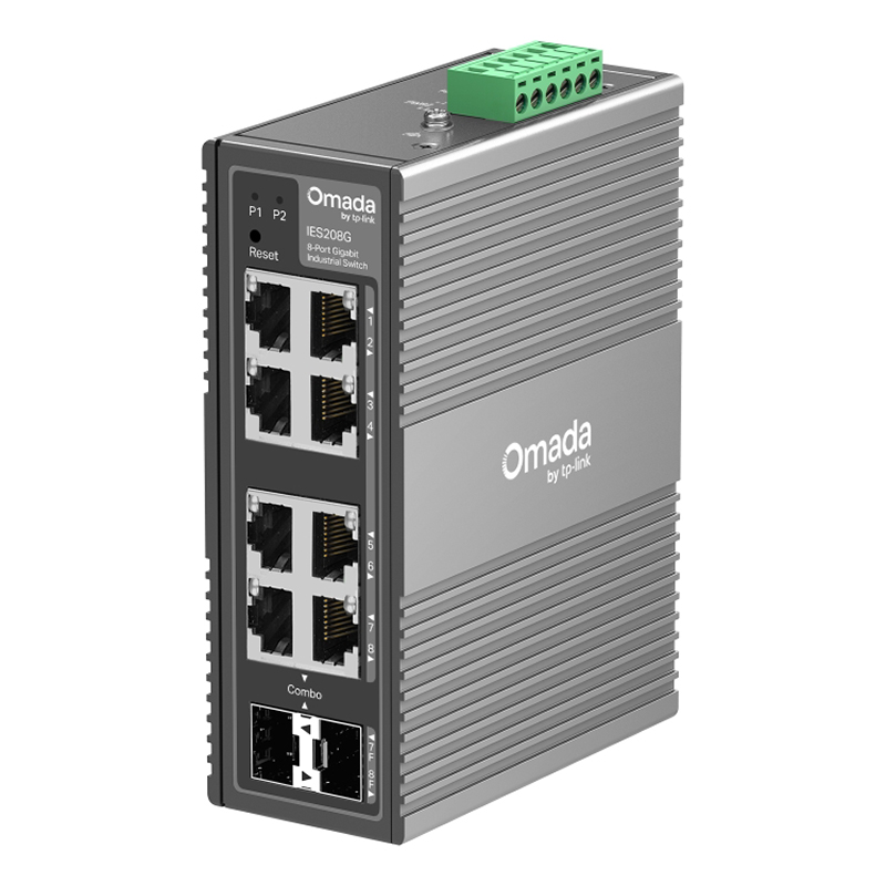 TP-Link Omada 8-Port Gigabit Industrial Easy Managed Switch (IES208G)