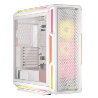 Corsair iCUE LINK 5000T LX RGB High-Performance Mid Tower E-ATX Case - White (CC-9011299-WW)