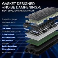 Keyboards-Redragon-K673-GB-75-Wireless-Gasket-RGB-Gaming-3-Modes-81-Keys-PBT-Compact-Mechanical-Hot-Swap-Socket-5-Layer-Noise-Dampening-Keyboard-12