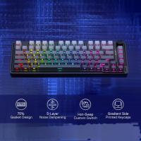 Keyboards-Redragon-K673-GB-75-Wireless-Gasket-RGB-Gaming-3-Modes-81-Keys-PBT-Compact-Mechanical-Hot-Swap-Socket-5-Layer-Noise-Dampening-Keyboard-13