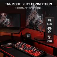 Keyboards-Redragon-K719-PRO-Wireless-Gasket-Gaming-Keyboard-w-Hype-Screen-Knob-95-Keys-Mechanical-Keyboard-Easy-Control-1-14-TFT-Info-Display-5-Layer-Noi-3