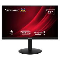 ViewSonic 24in FHD IPS 100Hz Ergonomic Docking Monitor with USB-C Hub (VG2409U-2)