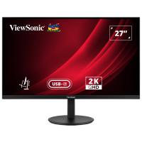 ViewSonic 27in QHD 75Hz SuperClear IPS Ergonomic Monitor with USB-C and Dual Speakers (VG2708U-2K)