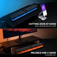 Speakers-Audio-Systems-Redragon-GS515-RGB-Desktop-Soundbar-2-0-Channel-Stereo-Computer-Speakers-for-Desktop-with-Bluetooth-5-3-USB-C-USB-Powered-Black-5