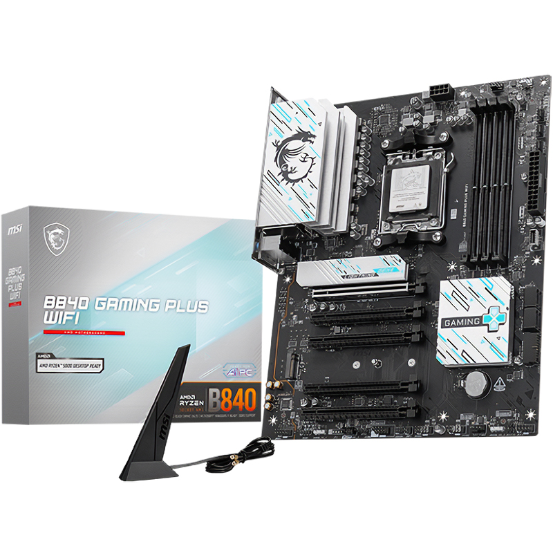 MSI B840 Gaming Plus WIFI AM5 ATX Motherboard (B840 GAMING PLUS WIFI)