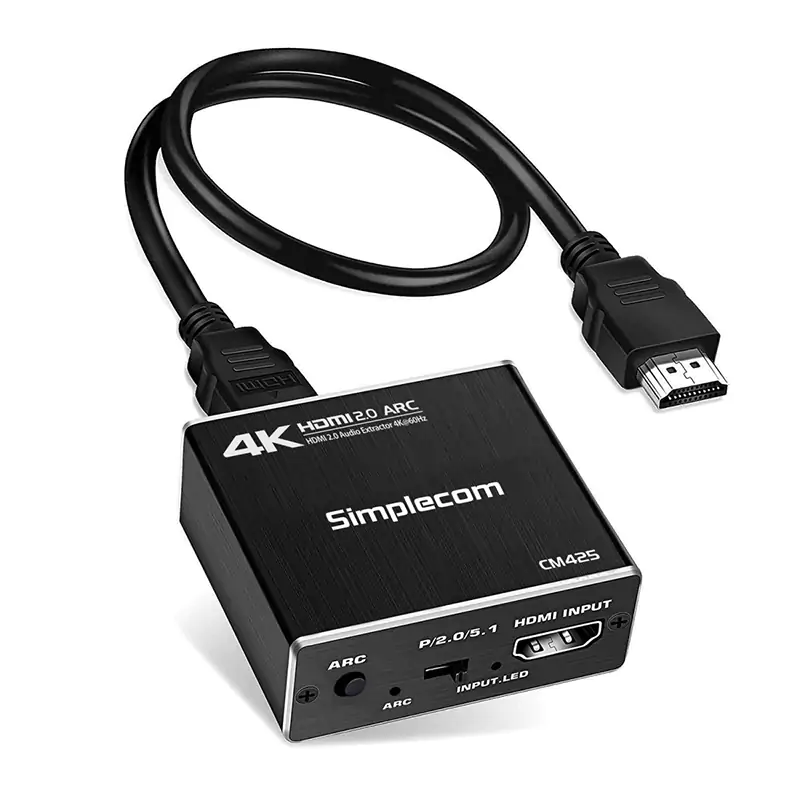 Vs Optical Cable Hdmi Arc Usb HDMI ARC Audio Extractor TV DAC Converter-  Digital To Analog - Main Image