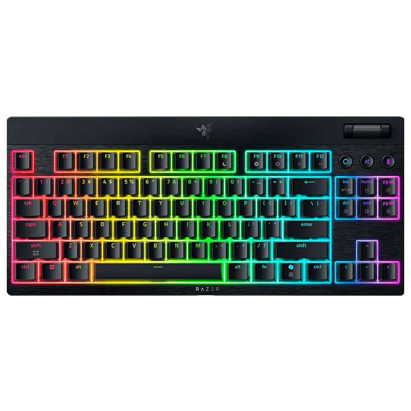 Razer BlackWidow V4 Low-profile Tenkeyless HyperSpeed Wireless Mechanical Gaming Keyboard - Green Clicky Switch (RZ03-05450500-R3M1)