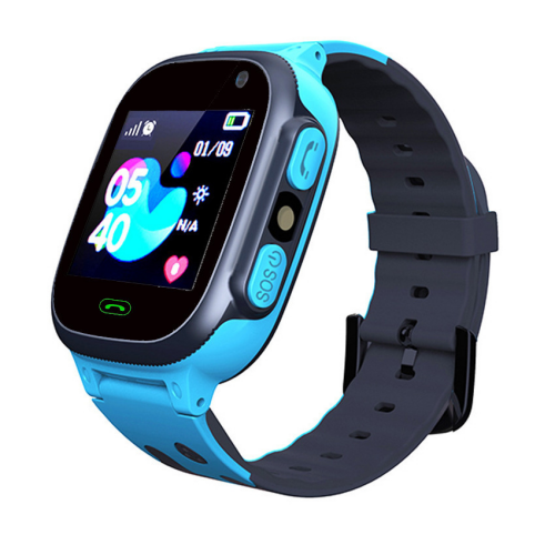 Children's Phone Watch Smart Female Male Positioning Call Waterproof Multi functional Watch - S1 English Life Waterproof(Blue)