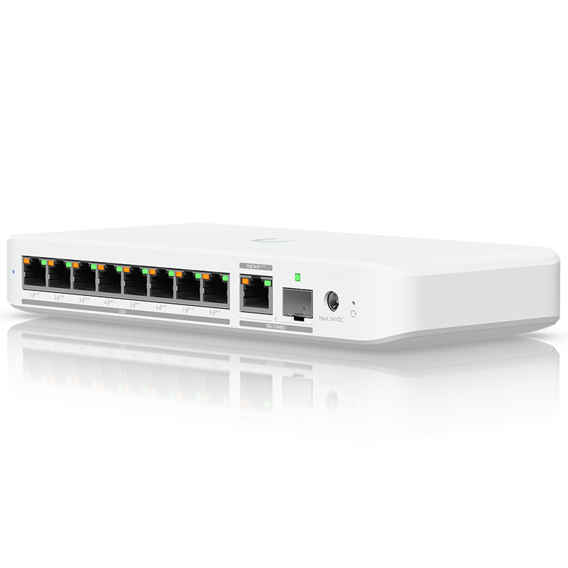 Ubiquiti Flex 2.5G PoE 8-port 2.5 GbE PoE++ Switch (USW-Flex-2.5G-8-PoE)