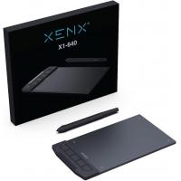 XENX X1-640 Ultra-thin Graphic Drawing Tablet 6x4 inch with 8192 Pressure Levels Battery-Free Pen for Digital Art, Design, E-learning/Online Classes