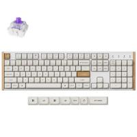 Keychron K10 HE Wireless Magnetic Switch Special Edition White Keyboard - Gateron Double-Rail Magnetic Nebula Switch (KBKCK10HQ1)