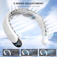 Laptop-Cooling-Neck-Fan-Bladeless-3-Speed-Cooling-360-Airflow-with-LED-Display-USB-Rechargeable-for-Home-Office-Travel-White-Black-Design-Perfect-Gift-2