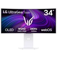 LG UltraGear 34in WQHD OLED 240Hz Curved Gaming Monitor (34GX90SA-W)