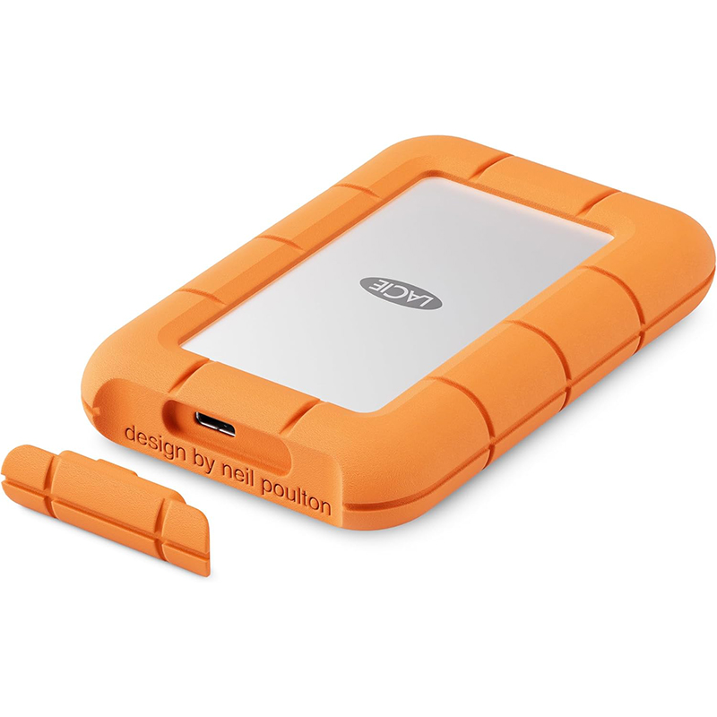 LaCie 2TB Rugged Mini USB-C Portable External SSD (STMF2000400)