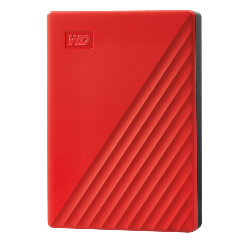 Western Digital 6TB My Passport USB 3.2 Portable External Hard Drive - Red (WDBR9S0060BRD-WESN)