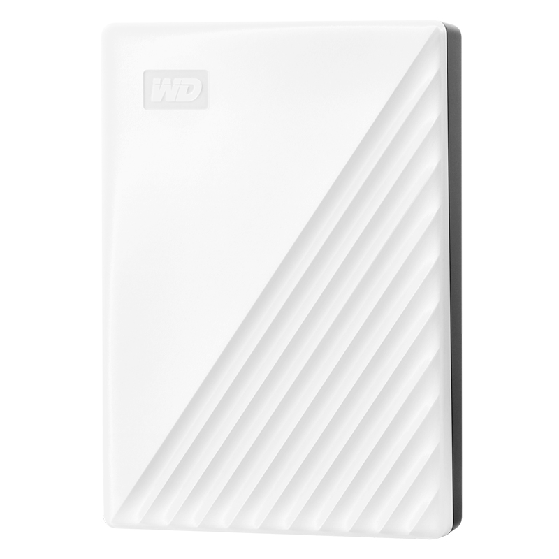 Western Digital 6TB My Passport USB 3.2 Portable External Hard Drive - White (WDBR9S0060BWT-WESN)