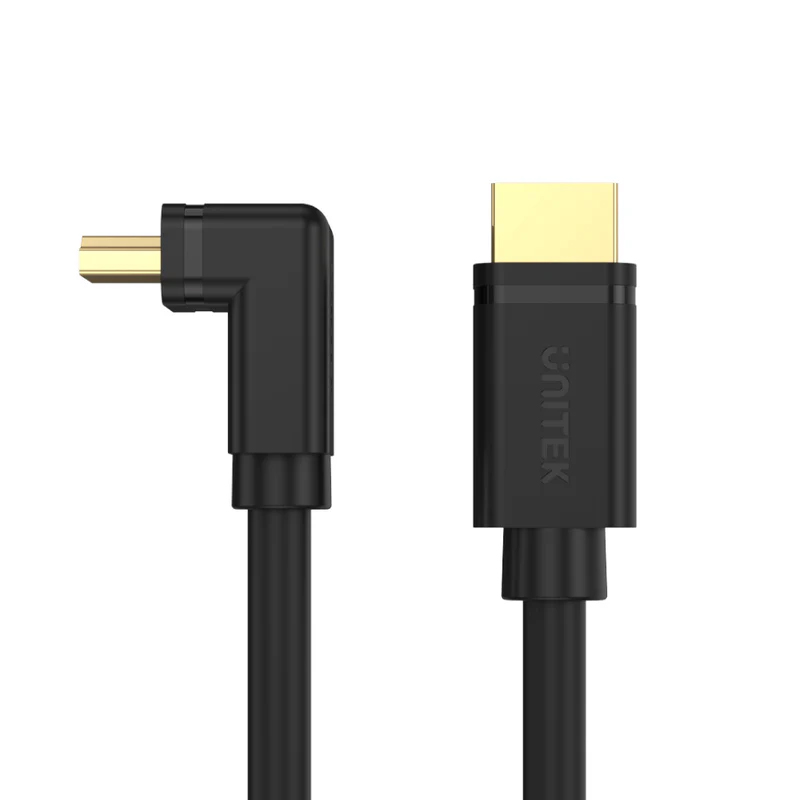 Unitek 4K 60Hz High Speed HDMI 2.0 Right Angle 270 Degree Cable - 2m (Y-C1008)
