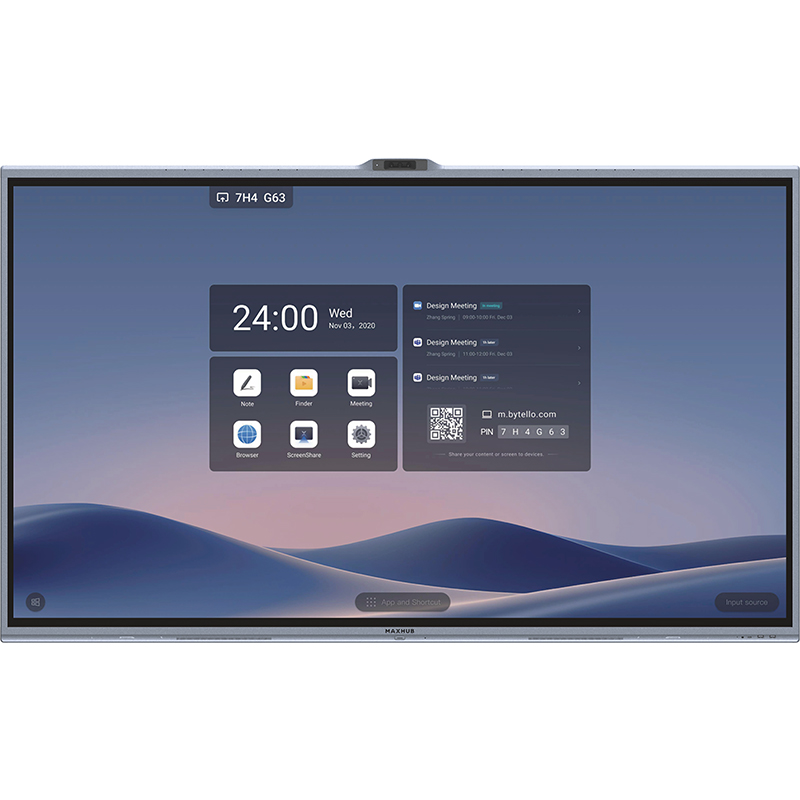 Maxhub XBoard V7 75in 4K UHD VA Maxhub OS All-in-One Interactive Touch Display (V7550)