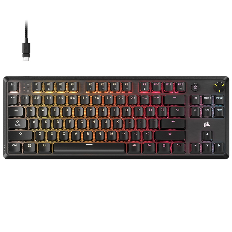 Corsair K70 CORE TKL RGB Wired Mechanical Gaming Keyboard - MLX Red Switch (CH-911911E-NA)